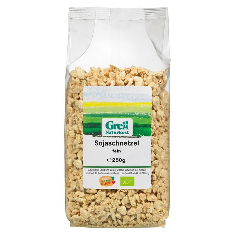 Grell Naturkost Sojaschnetzel, fein - Produktbild