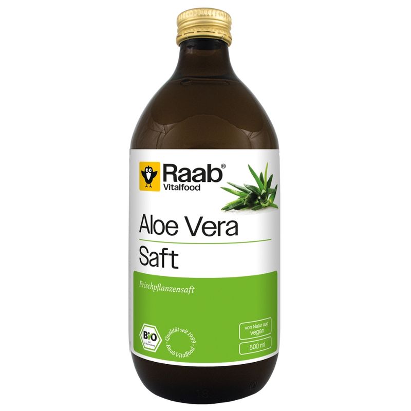 Raab Vitalfood BIO Aloe Vera Saft - Produktbild