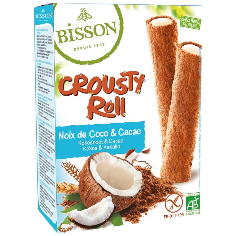 Bisson Crousty Roll Kokosnuss und Kakao - Produktbild