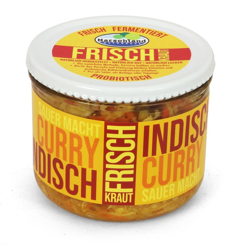 Marschland  Bio-L+ Frischkraut Curry-Indisch 540 ml Gl. MARSCHLAND - Produktbild