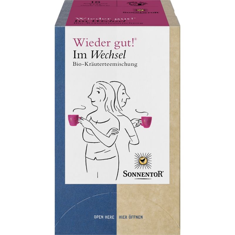 Sonnentor Im Wechsel Tee Wieder gut!®, Doppelkammerbeutel - Produktbild