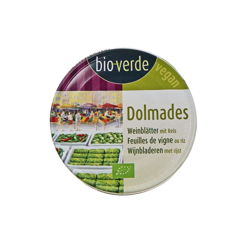 bio-verde Dolmades gefüllte Weinblätter mit Reis 190 g - Produktbild