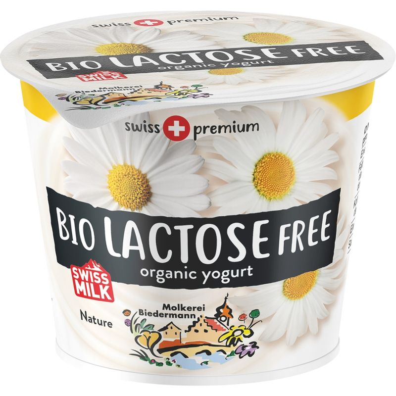 Molkerei Biedermann Bio Jogurt lactosefrei Nature - Produktbild