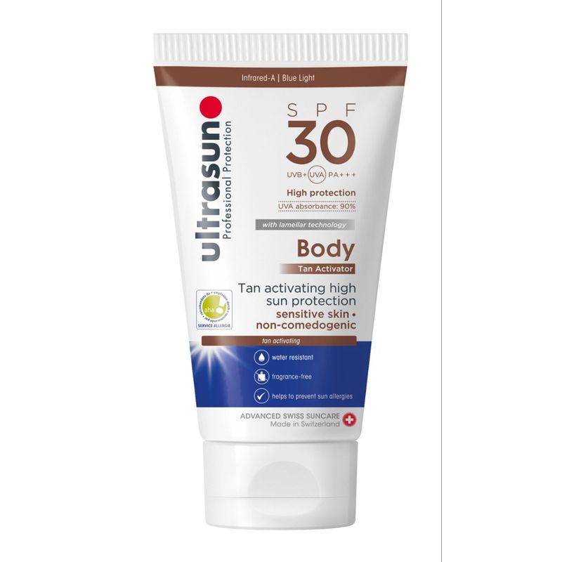 Ultrasun Body Tan Activator SPF30 150ml Tube - Produktbild