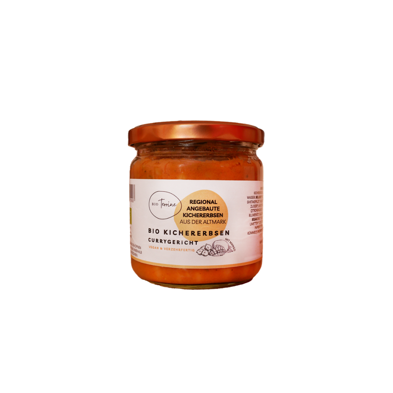 nah&pur Bio Kichererbsen Currygericht - Produktbild
