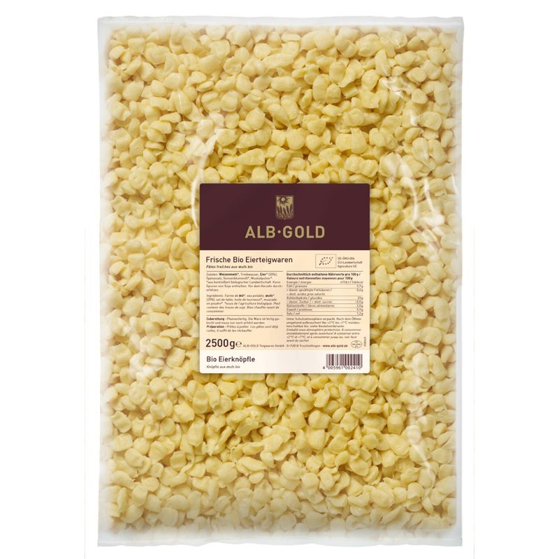 ALB-GOLD AG Bio Eierknöpfle (frisch) 4 x 2,5 kg - Produktbild