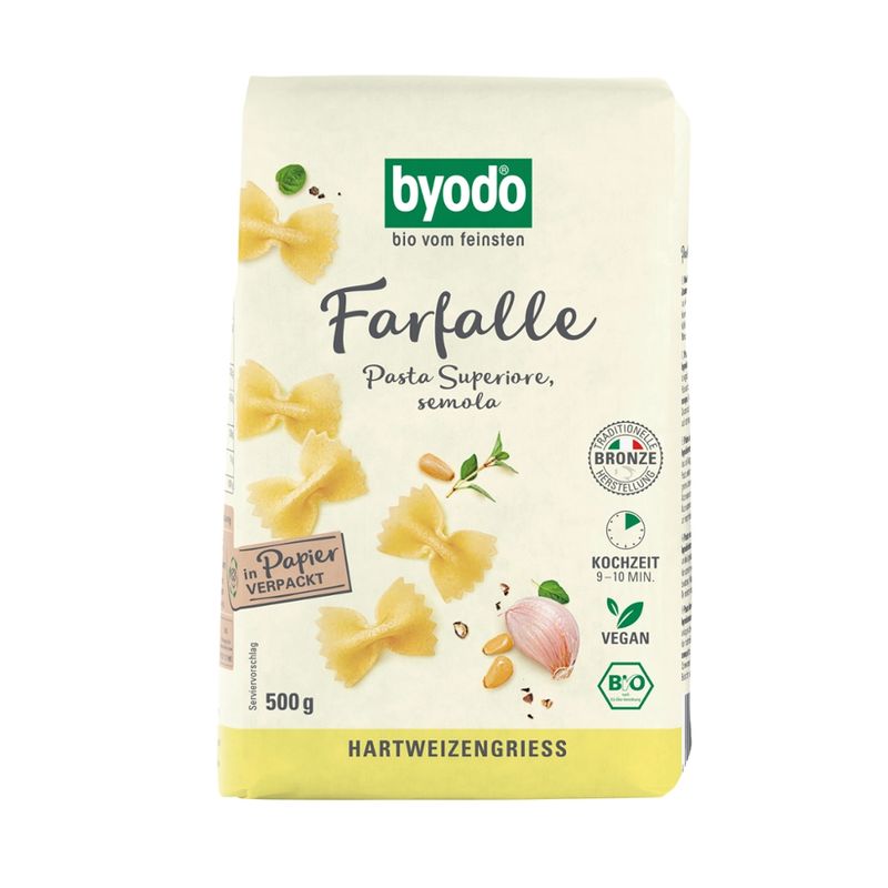 Byodo Byodo Farfalle (butterflies), 500g - Produktbild