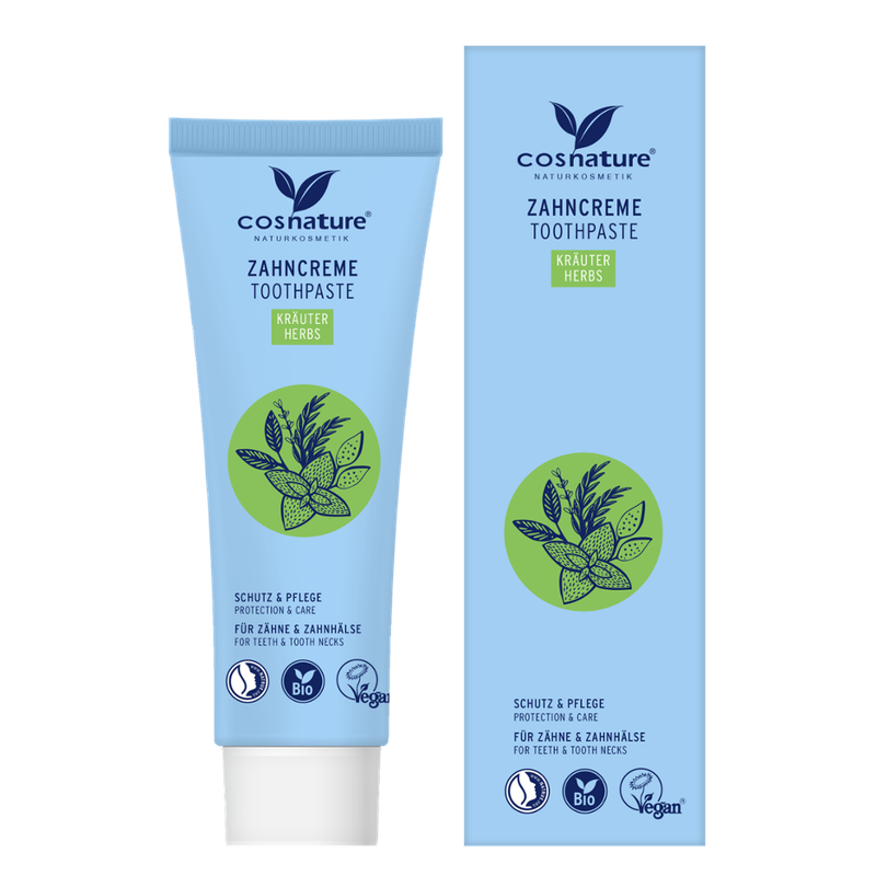 Cosnature  Zahncreme Kräuter 75ml - Erwachsene - Produktbild