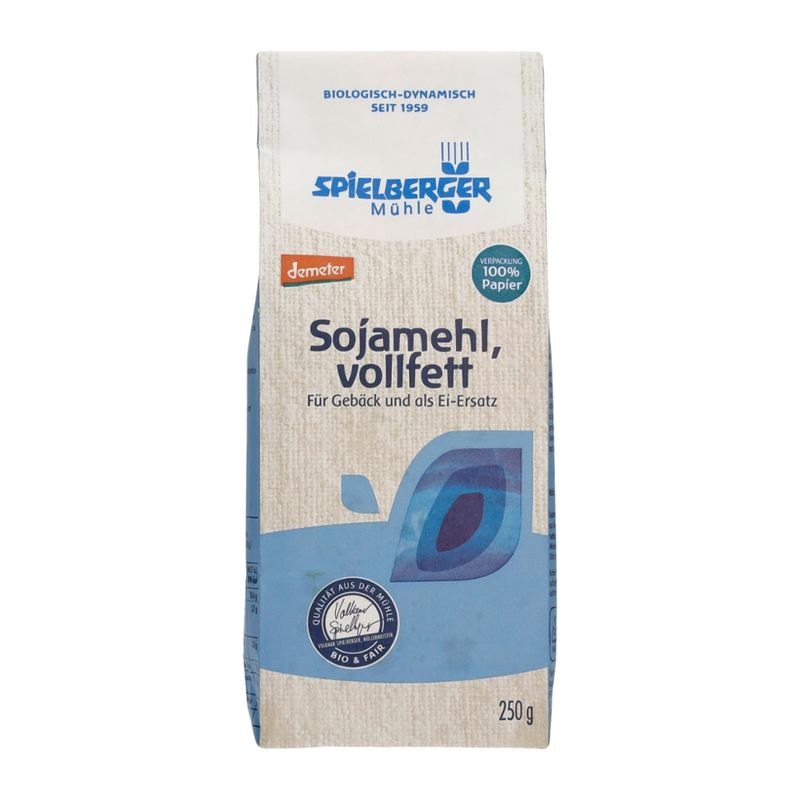Spielberger Mühle Sojamehl, vollfett geröstet, demeter - Produktbild