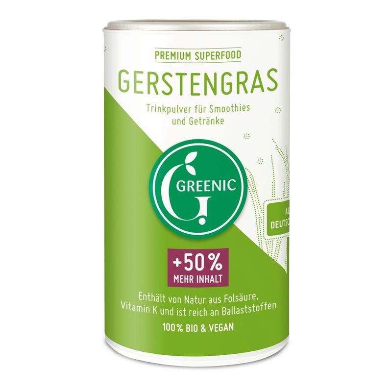 Greenic Gerstengras Superfood Trinkpulver - Produktbild