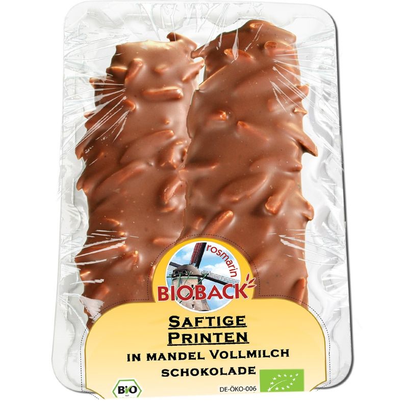 rosmarin BIOBACK Saftige Printen Vollmilch Mandel - Produktbild