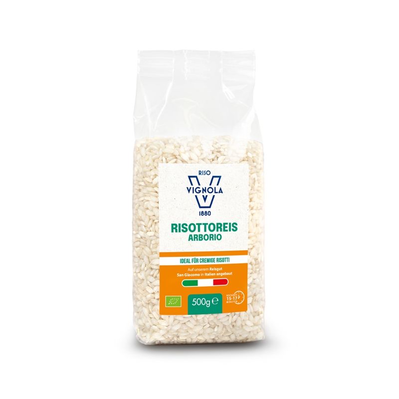 Riseria Vignola Riso Arborio BIO 500g - Produktbild