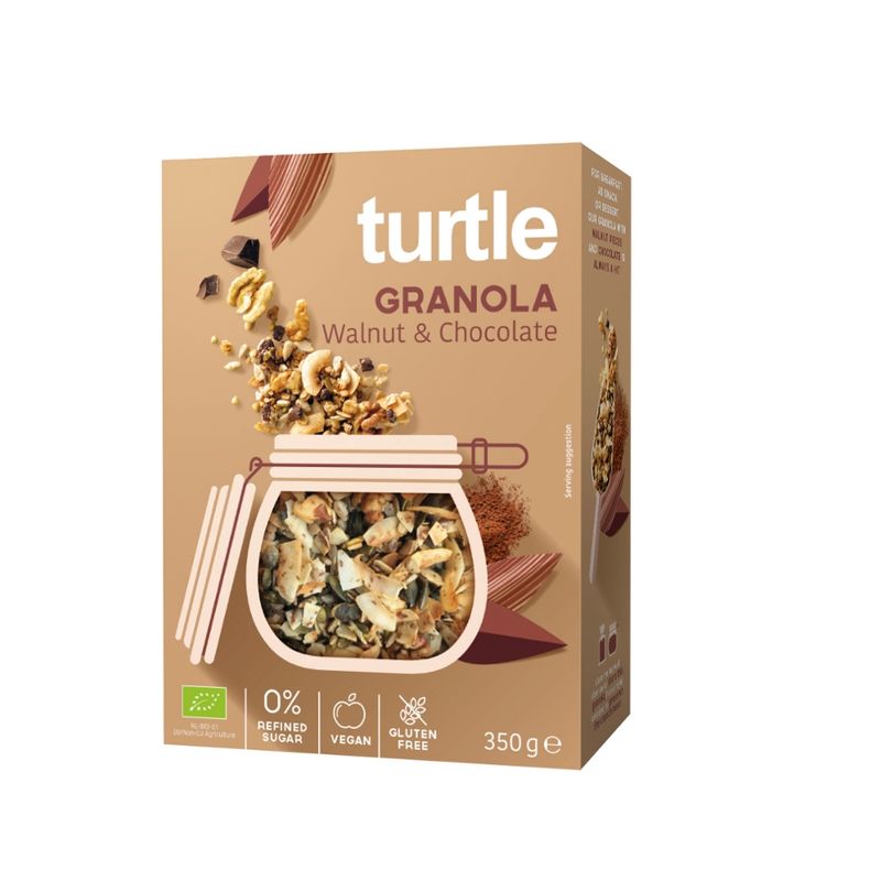 Turtle - Better Breakfast Granola Walnuss & Schokolade Glutenfrei - Produktbild