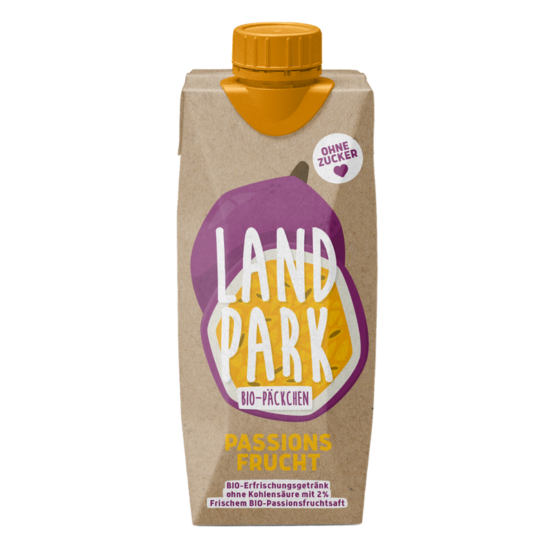 Landpark Bio-Quelle Landpark Bio-Päckchen Passionsfrucht 12x0,5 - Produktbild
