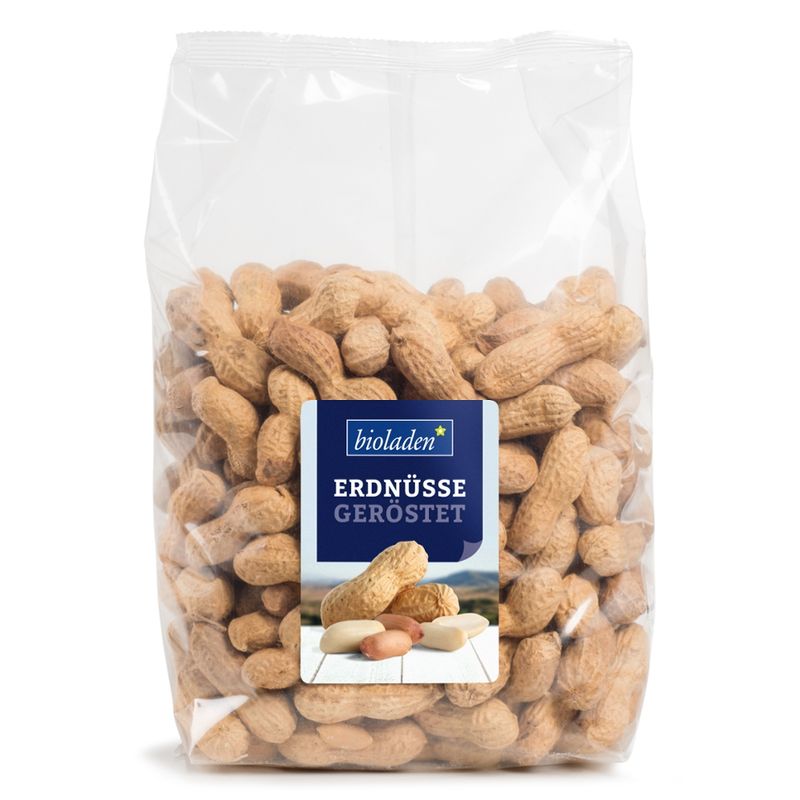 bioladen Erdnüsse in der Schale, geröstet - Produktbild