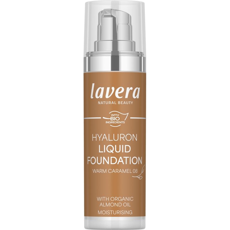 lavera Hyaluron Liquid Foundation -Warm Caramel 08- - Produktbild