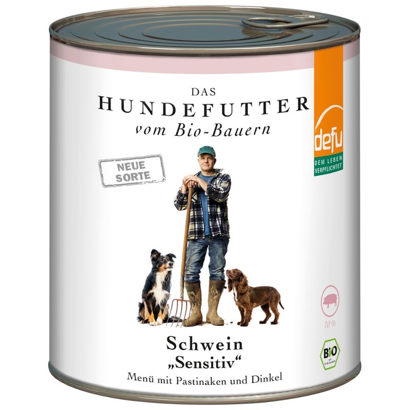defu - Das Tierfutter vom Bio-Bauern Hund Schwein "Sensitiv" - Produktbild