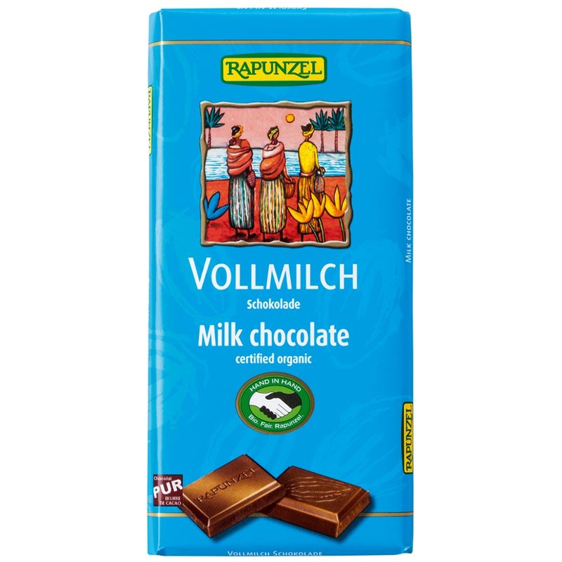 Rapunzel Vollmilch Schokolade HIH - Produktbild