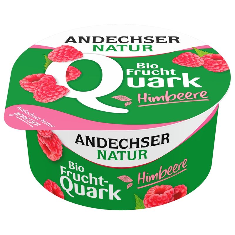 Andechser Natur Bio Fruchtquark Himbeere - Produktbild