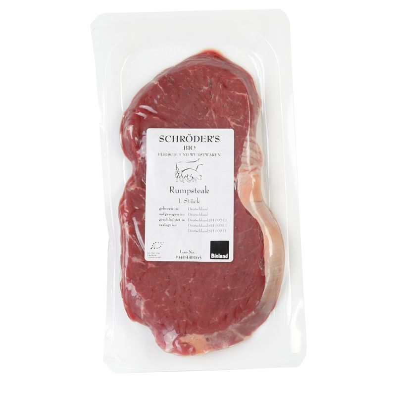 Schröder's Bio Fleisch- und Wurstwaren Rumpsteak 1 Scheibe  ca. 220 g - Produktbild