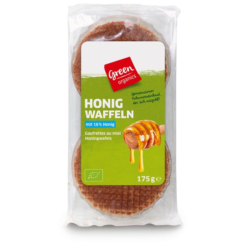 greenorganics Honigwaffeln - Produktbild