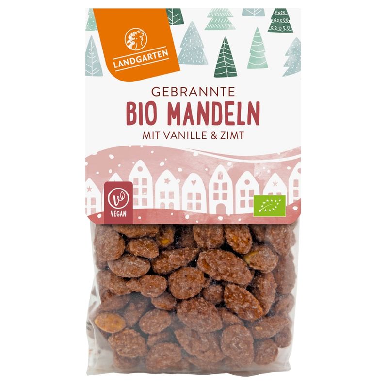 Landgarten Bio gebrannte Mandeln  150g - Produktbild