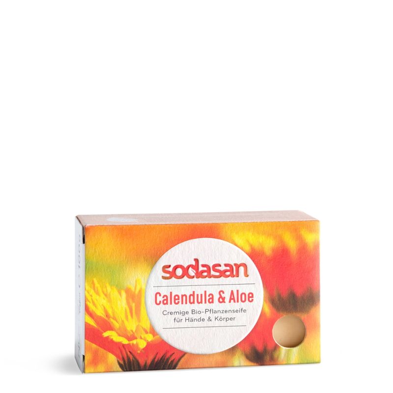 sodasan Bar Soap Calendula & Aloe - Produktbild