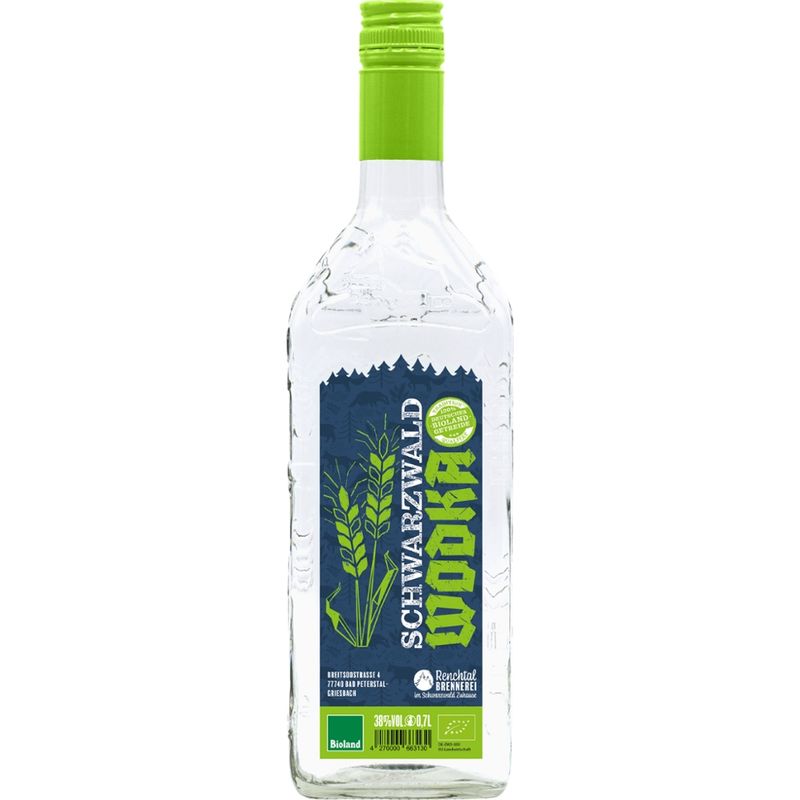 Renchtalbrennerei Bioland Schwarzwald Wodka - Produktbild