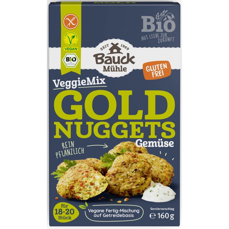 Bauck Mühle VeggieMix Goldnuggets Gemüse Bio - Produktbild