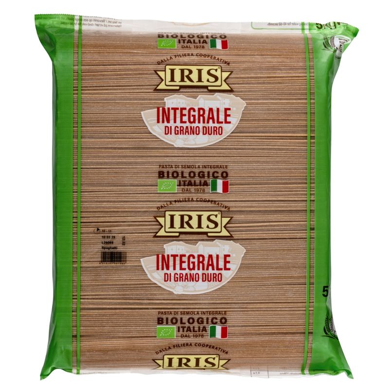 IRIS  Spaghetti aus Bio Vollkornhartweizengriess 5 Kg. - Produktbild