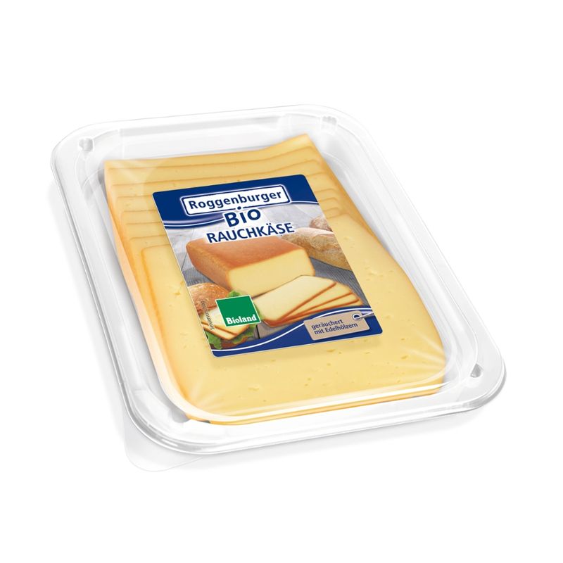 Roggenburger Bio Roggenburger Bio Rauchkäse Aufschnitt, 125 g - Produktbild