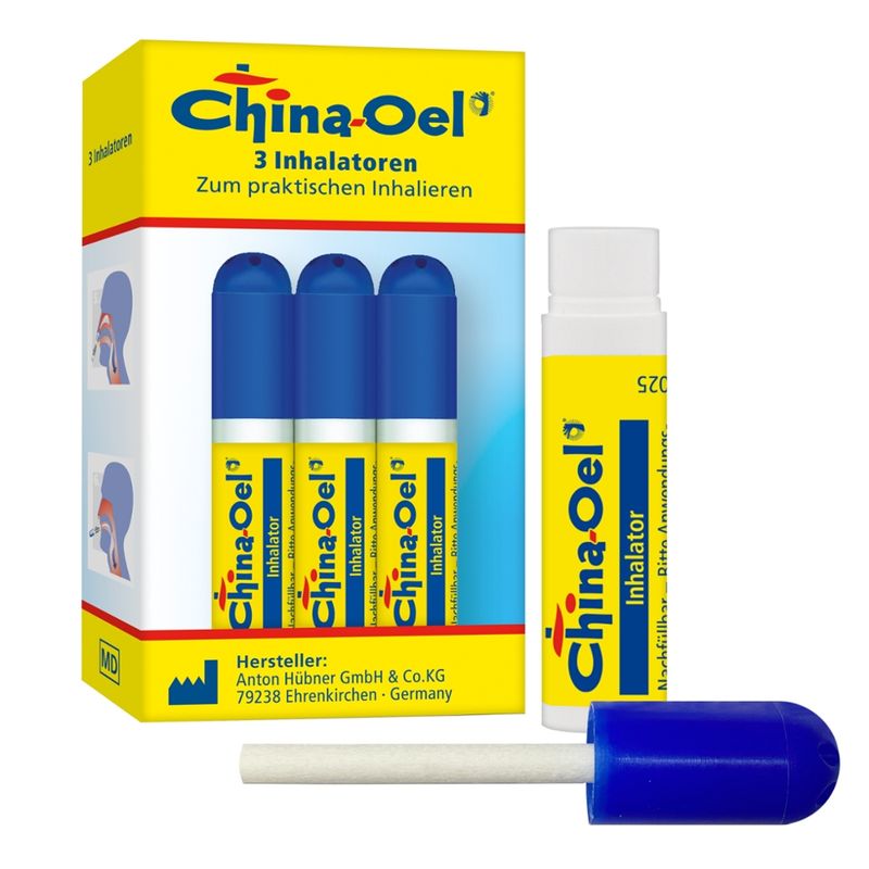 Hübner China-Oel® 3 Inhalatoren - Produktbild