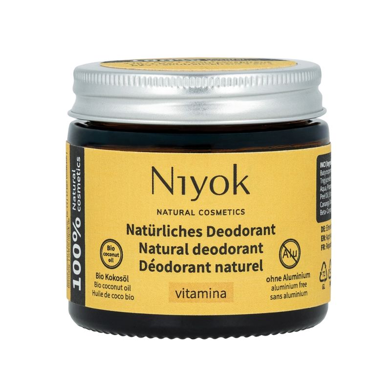 Niyok NIYOK - Crème Déodorante Anti-Transpirante 2 en 1 : Vitamina - Produktbild