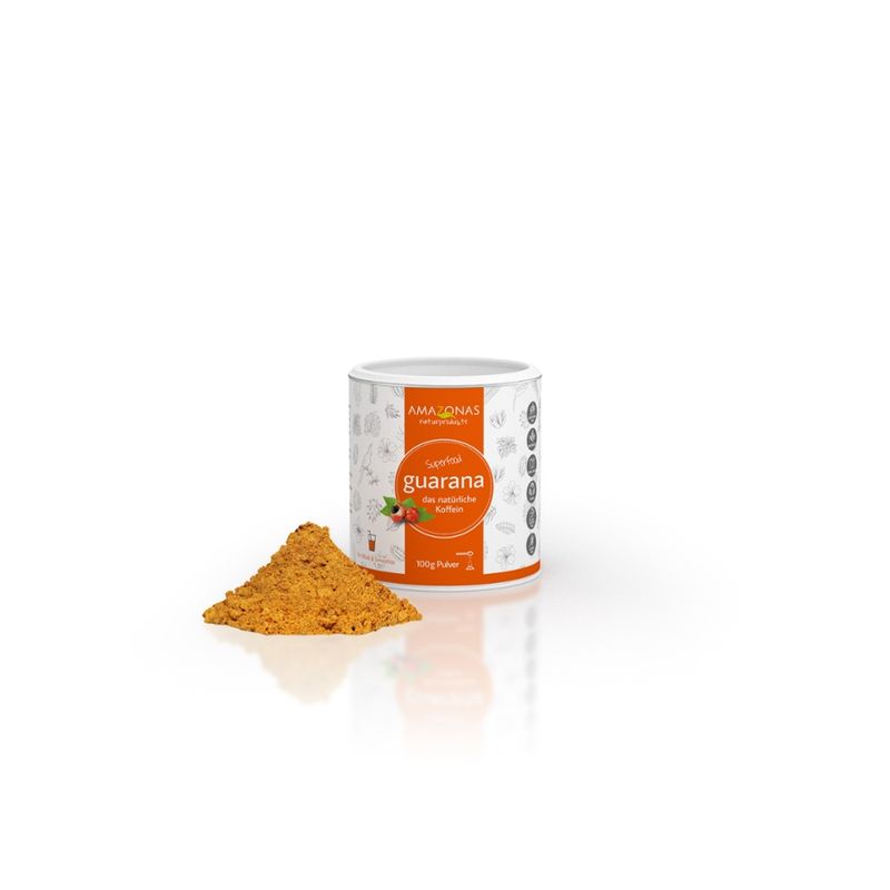 Amazonas Naturprodukte Guarana Pulver, natürliches Koffein, ohne Zusätze - Produktbild