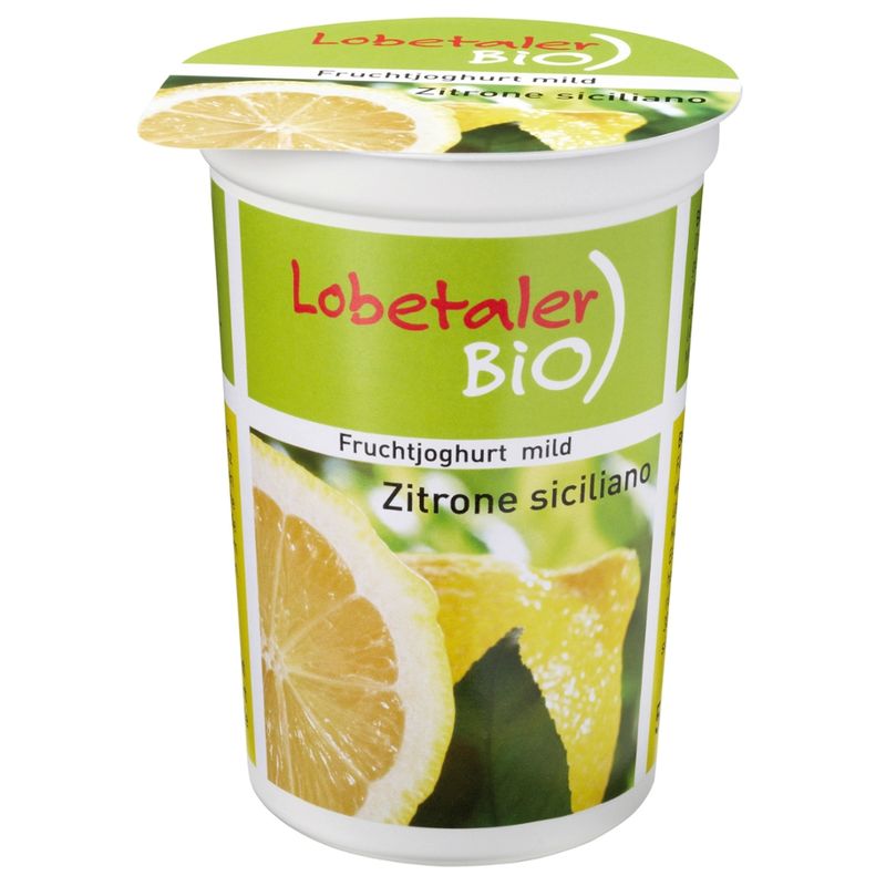 Lobetaler Bio Joghurt Zitrone Siciliano - Produktbild