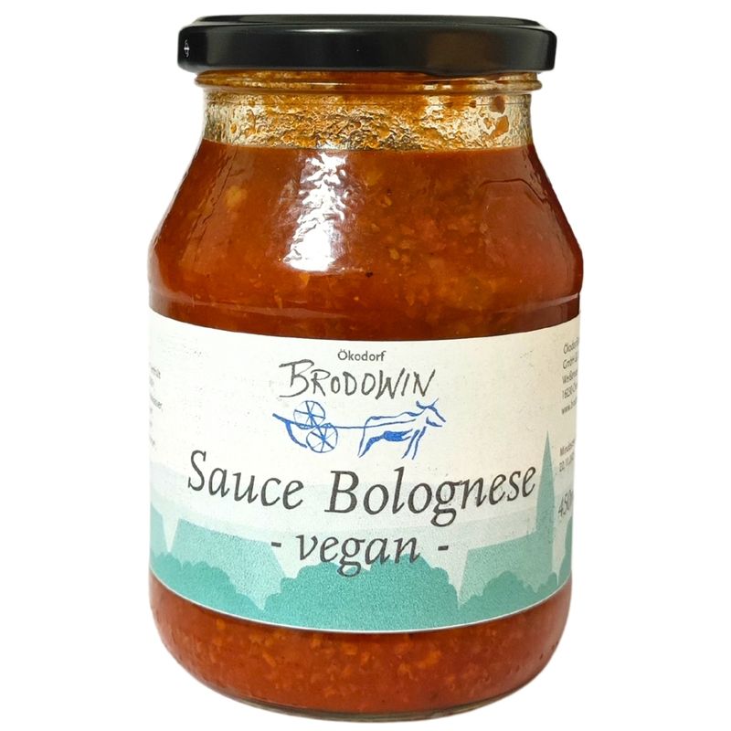 Ökodorf Brodowin Brodowiner Sauce Bolognese vegan im Pfandglas - Produktbild