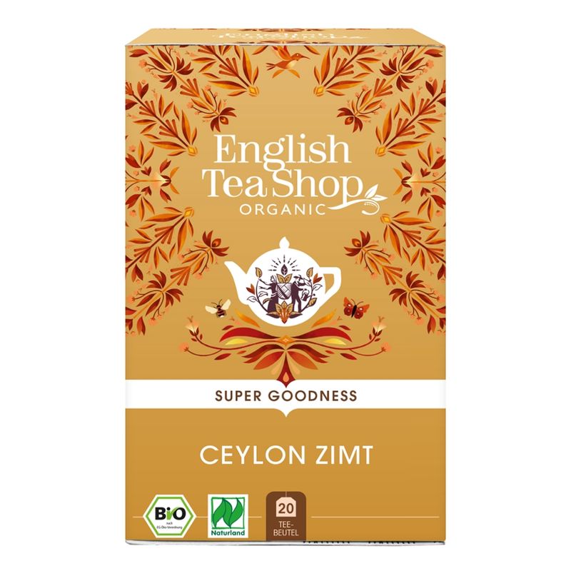 English Tea Shop English Tea Shop - Ceylon Zimt, BIO Naturland, 20 Teebeutel - Produktbild