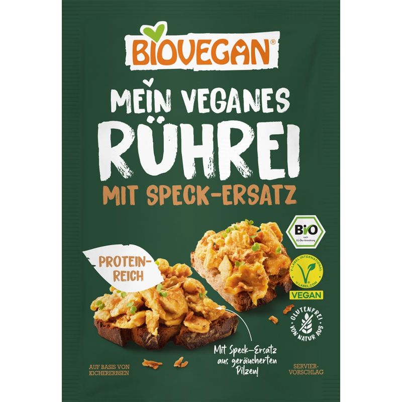 Biovegan Mein veganes Rührei mit Speck-Ersatz, BIO - Produktbild
