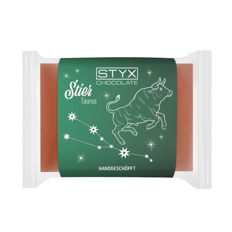 Styx Naturcosmetic BIO Feinste Vollmilchschokolade 50g Sternzeichen Stier - Produktbild