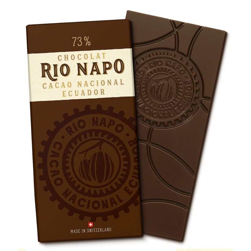 Rio Napo Grand Cru Waldschokolade Rio Napo Grand Cru Waldschokolade 73% pur, Tafel - Produktbild