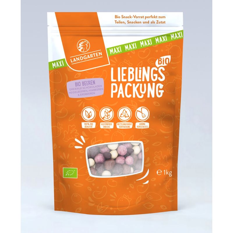 Landgarten Lieblingspackung Bio Beeren mix 1000g - Produktbild