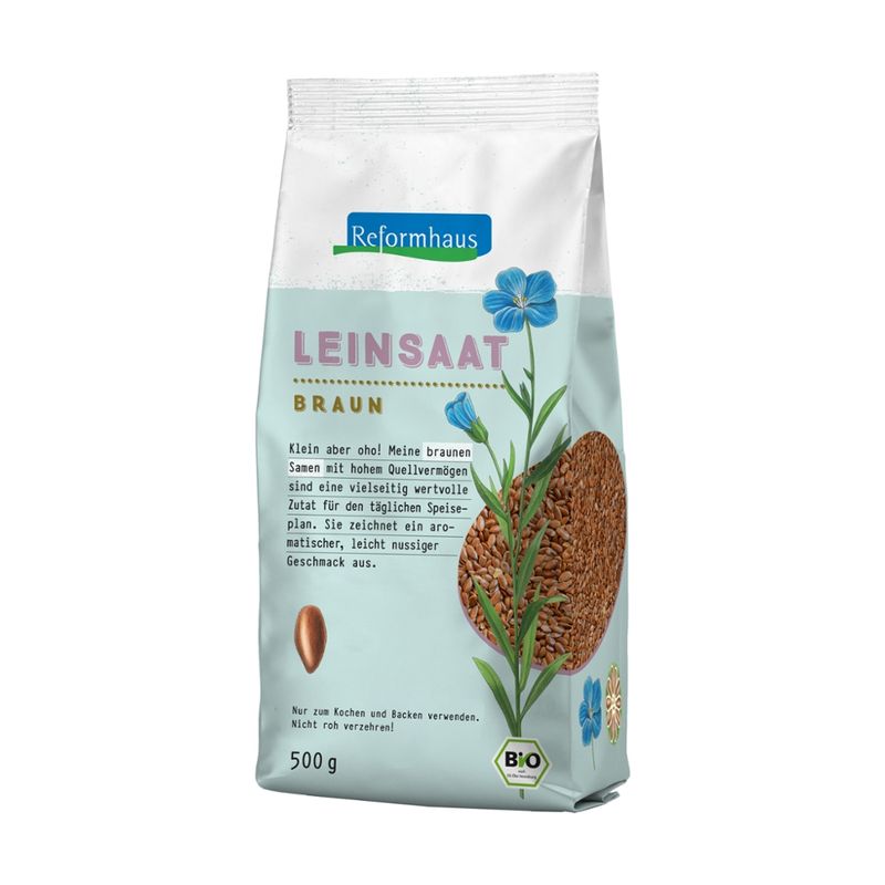 Reformhaus Leinsaat, braun bio - Produktbild
