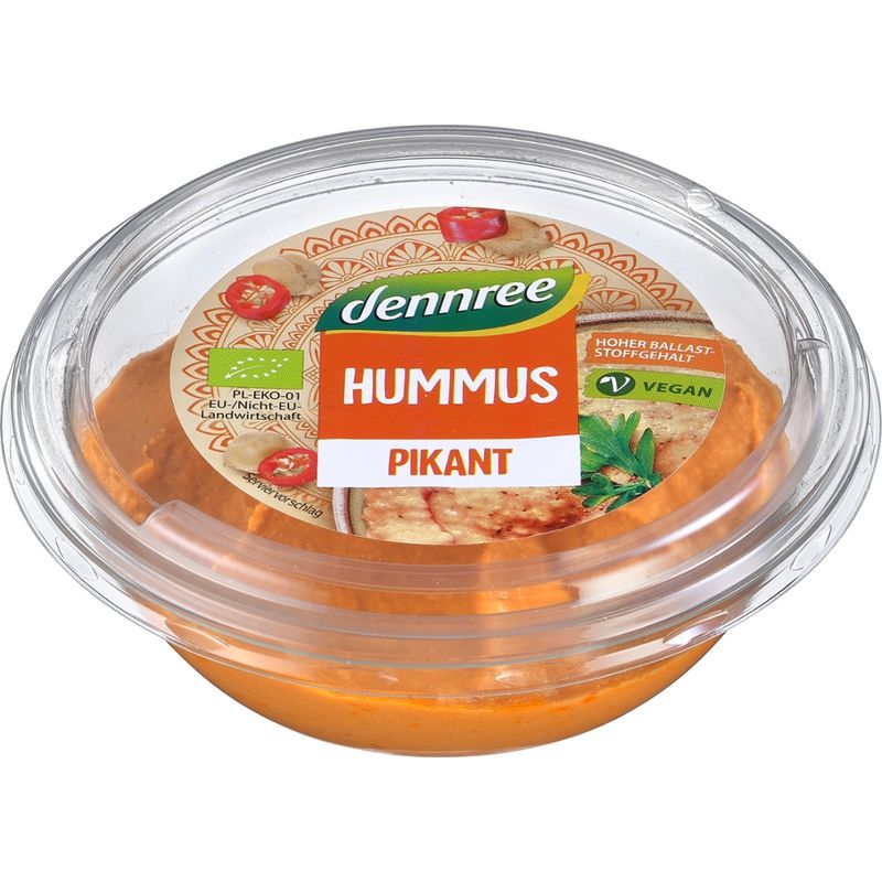 dennree Hummus Pikant - Produktbild
