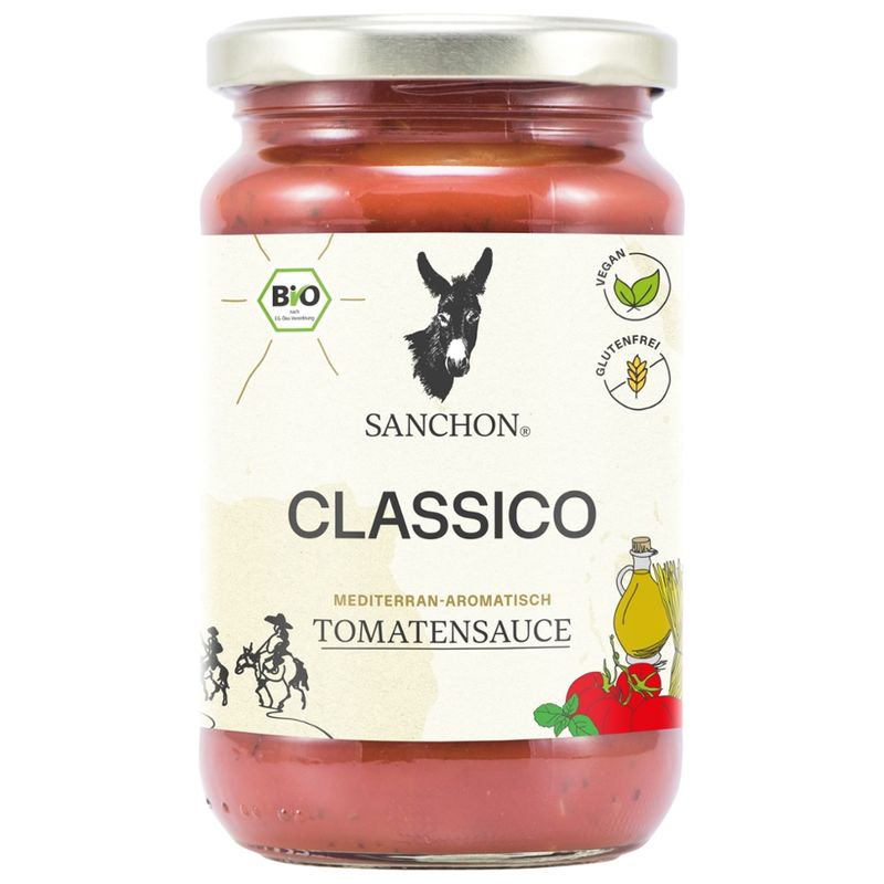 Sanchon FS Tomatensauce Classico, 330 ml, SANCHON, bio - Produktbild