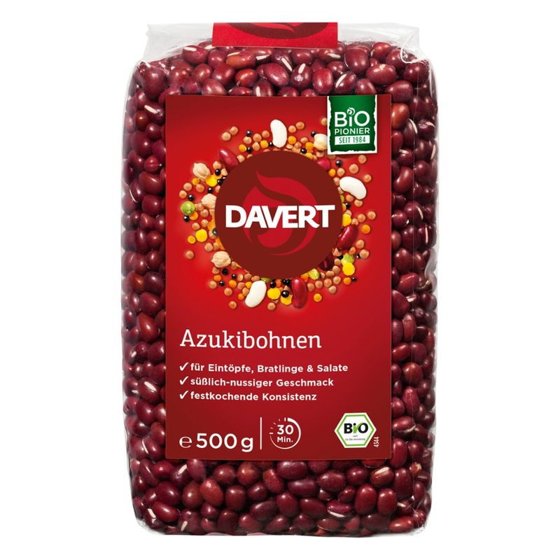 Davert Azukibohnen 500g - Produktbild
