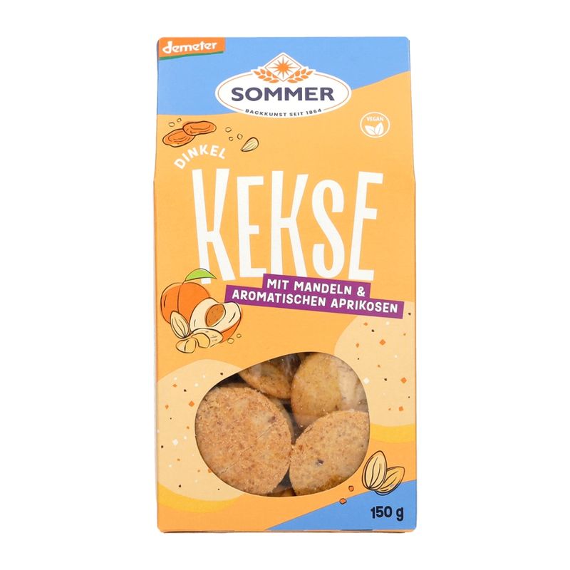 Sommer Dinkelgebäck mit Aprikosen und Mandeln - Produktbild