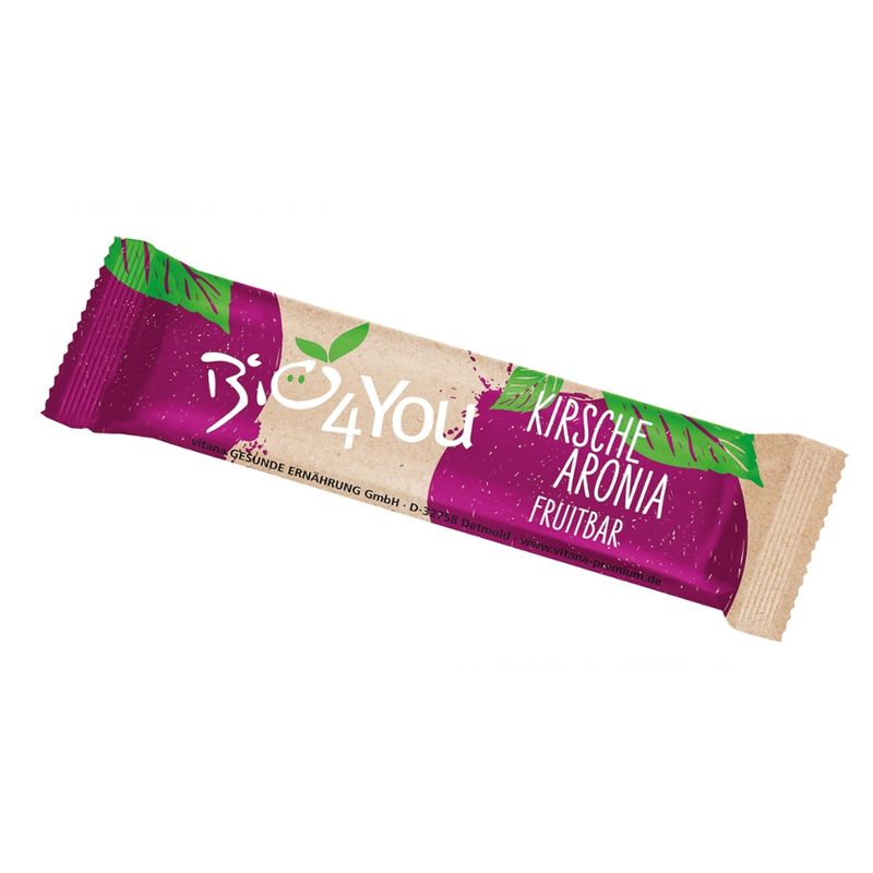 vitana Gesunde Ernährung Bio-Kirsche-Aronia Fruchtriegel - Produktbild