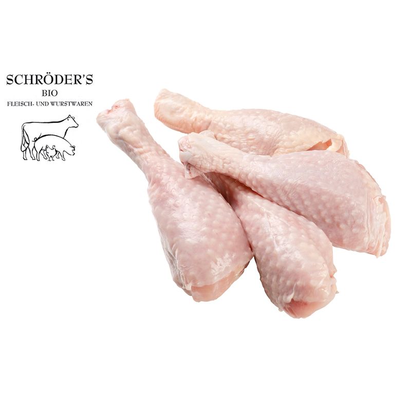 Schröder's Bio Fleisch- und Wurstwaren Hähnchen Unterkeule 4x100 g - Produktbild