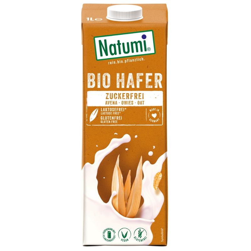 Natumi Getränk auf glutenfreiem, fermentiertem Hafer, UHT - Produktbild