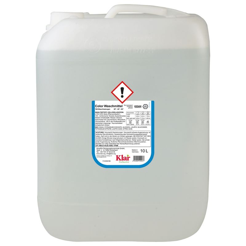 Klar Color Waschmittel flüssig - Produktbild